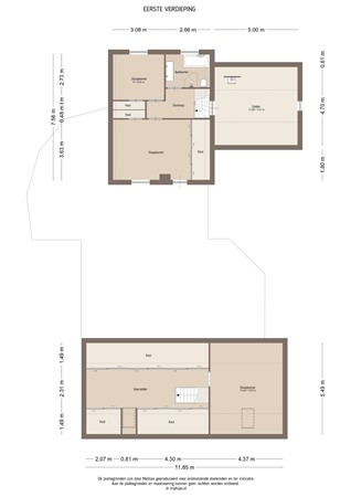 Floorplan - Stoepstraat 5, 4184 CG Opijnen